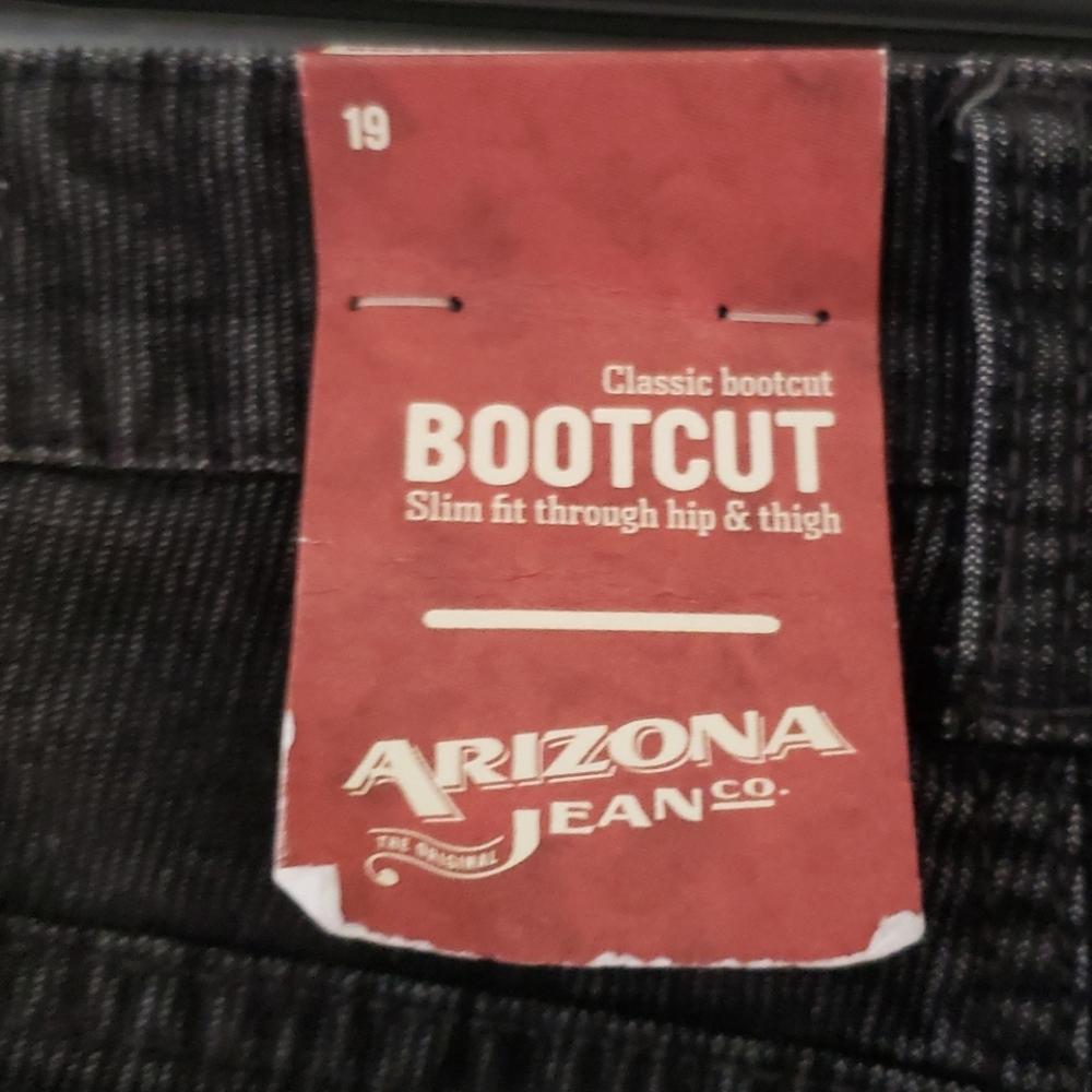 ARIZONA JEAN CO Corduroy Pants juniors 19 - Picture 5 of 9